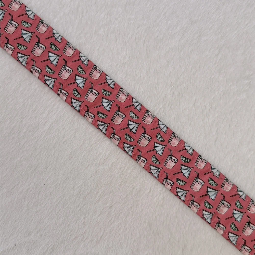 Vineyard Vines | Cocktail Drink Umbrella Classic D-Ring Cotton Ribbon Belt (S) - Picture 6 of 14